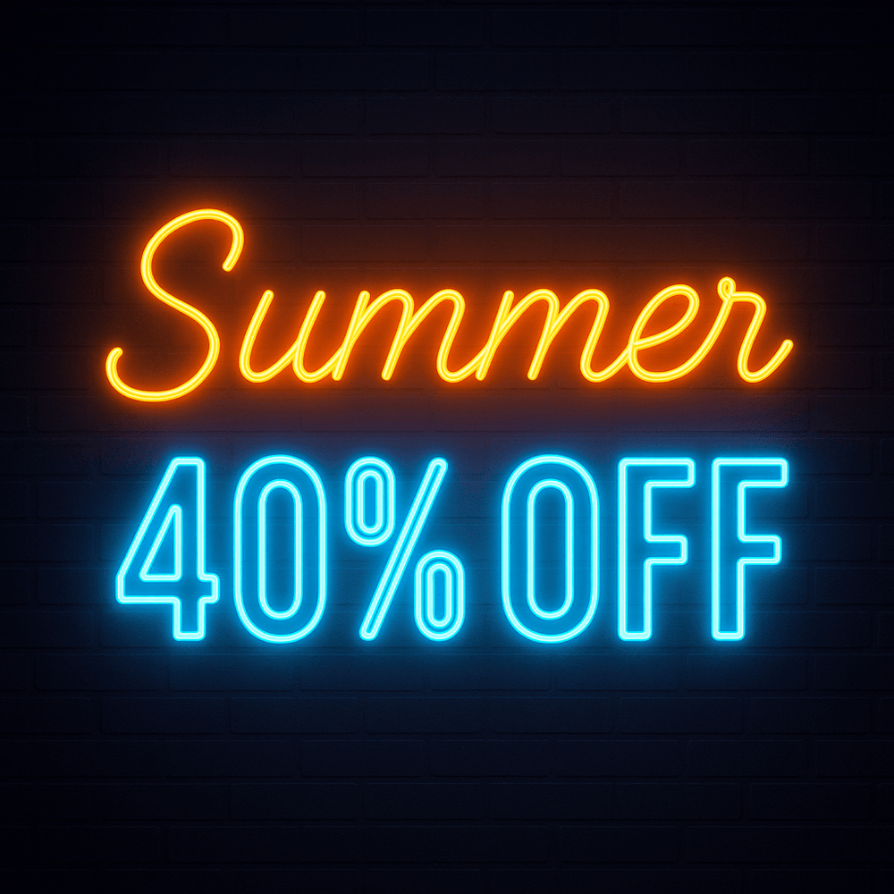 Summer 40% OFF