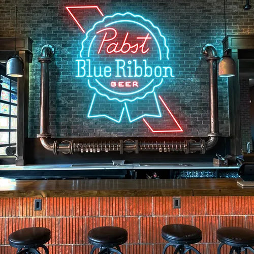 Custom Pabst Blue Ribbon Neon Signs