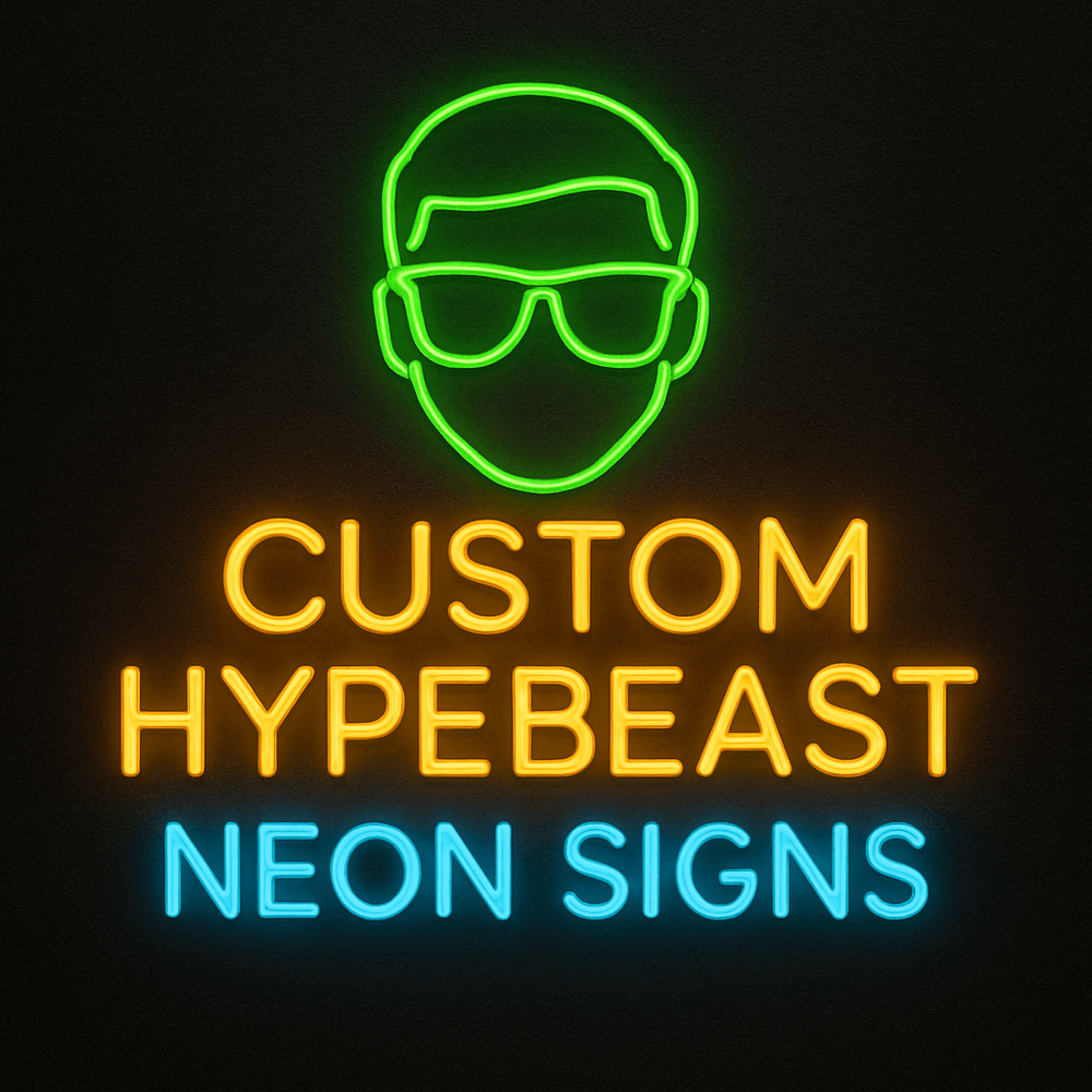 👟 HypeBeast Neon Signs