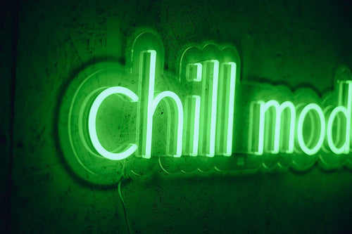 Chill mode neon sign for home