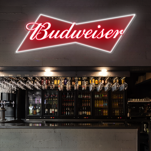 Custom Budweiser Neon Sign – Bar & Event LED Decor