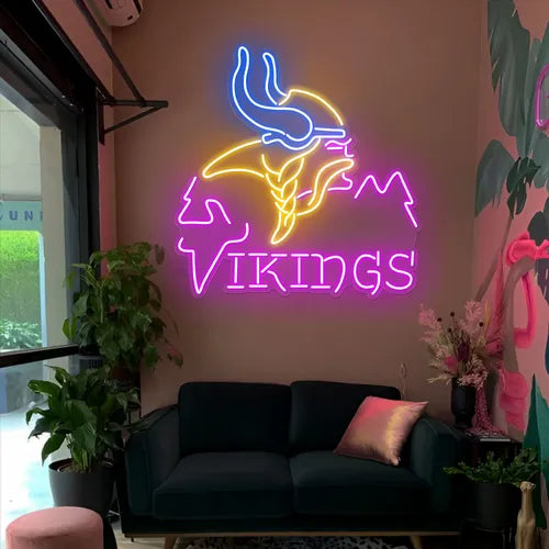 Custom Vikings Neon Signs