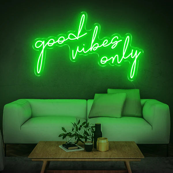 Good Vibes Only Neon Signs Large