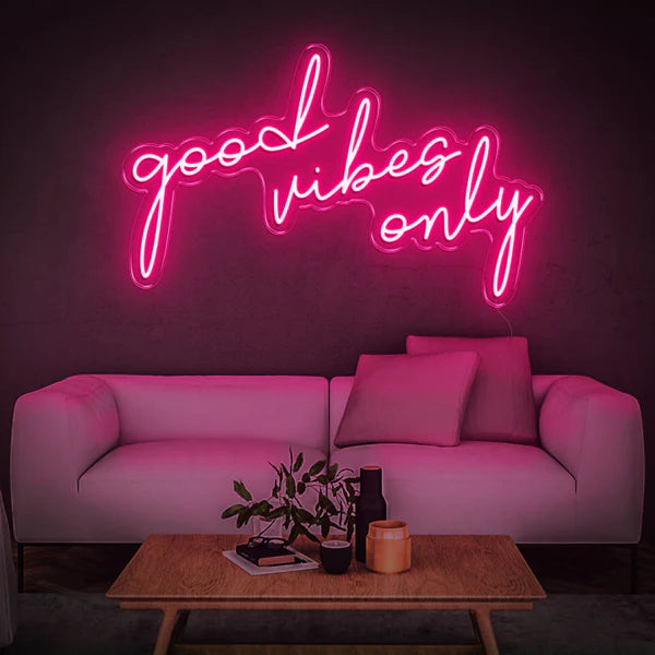 Good Vibes Only Neon Signs Large
