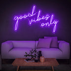 Good Vibes Only Neon Signs Large