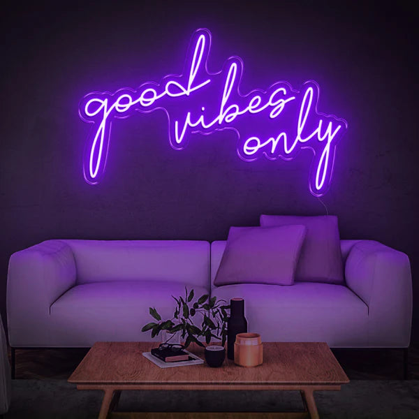 Good Vibes Only Neon Signs Large