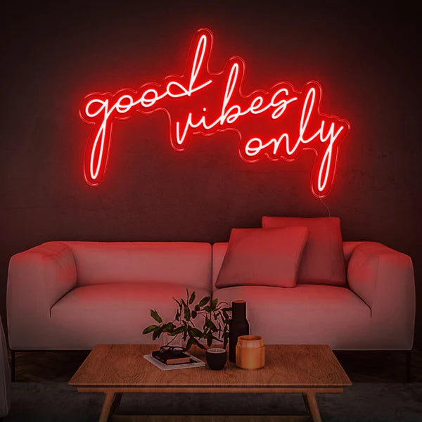 Good Vibes Only Neon Signs Large