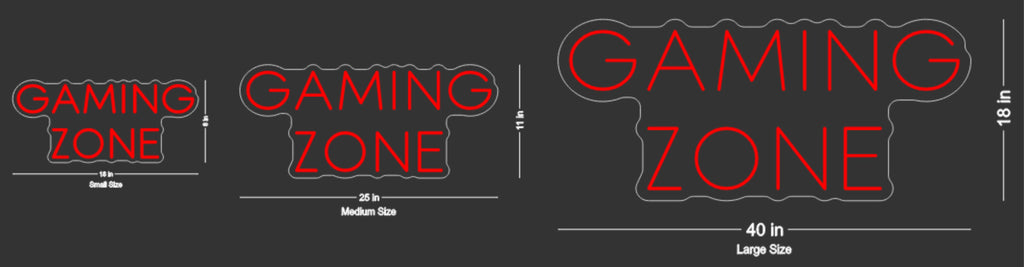 Gaming Zone Neon Sign