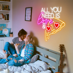 Pizza LED Neon Sign – Food & Night Light Wall Decor