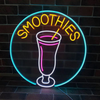 Custom Ice Cream Cones Neon Signs