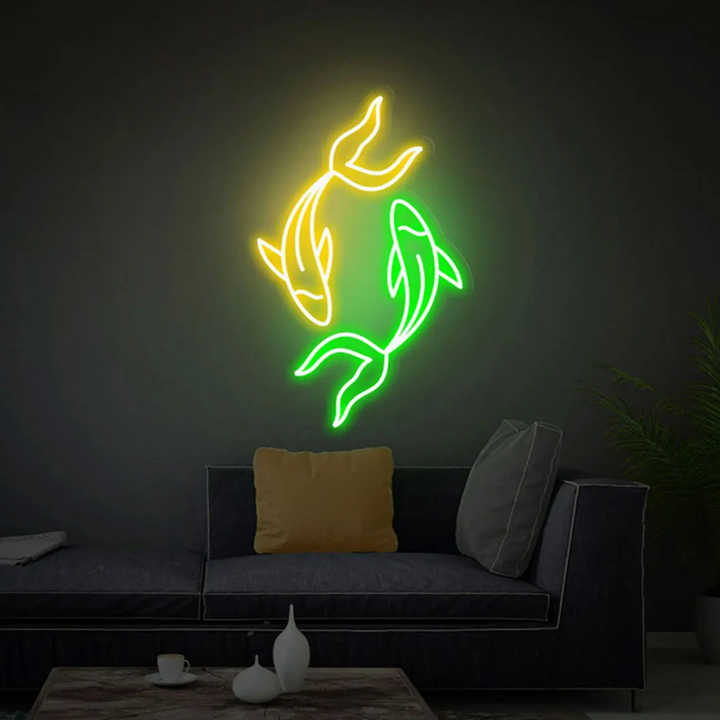 Customize Anime Fish Neon Sign