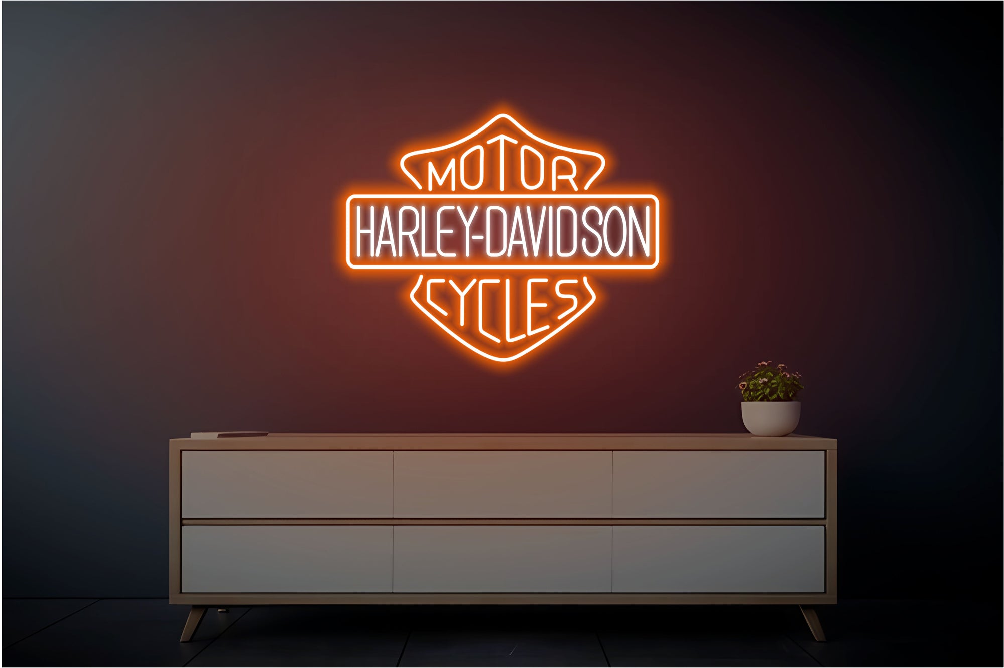 Custom Harley Davidson Neon Signs
