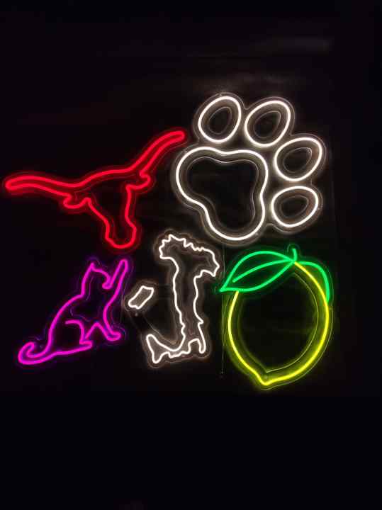 Custom Bull LED Neon Longhorn Head Skull Light Sign Texas Western