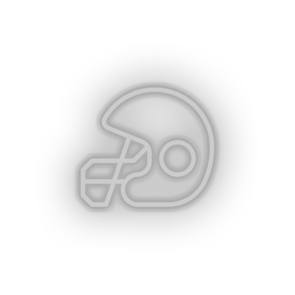 Helmet neon sign
