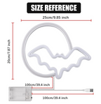Bat Neon Sign for Wall Kids Room
