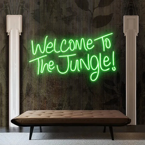 Welcome To The Jungle' Neon Signs