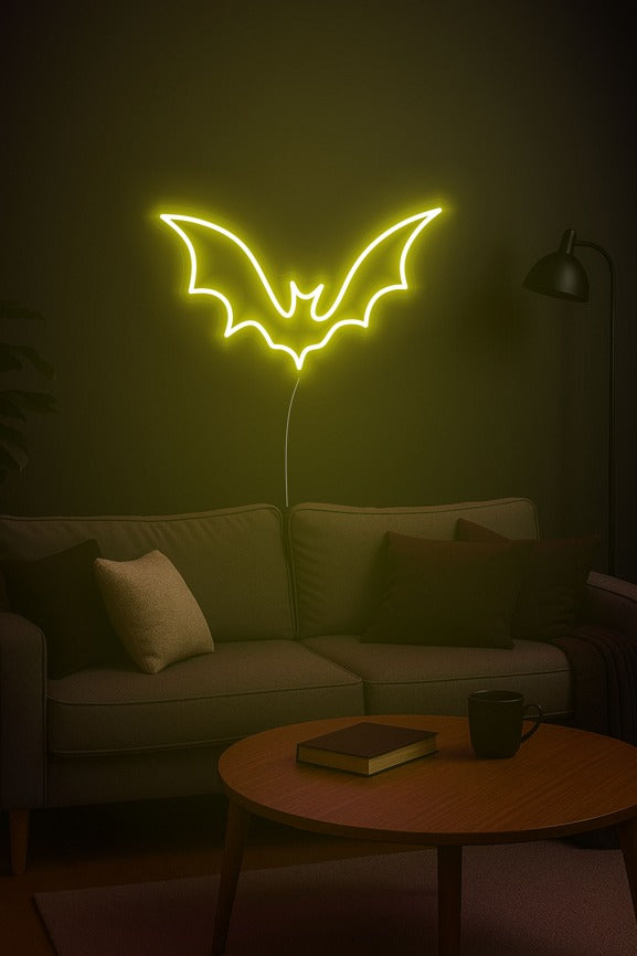 Mini Bat LED Neon Sign For Wall Decor