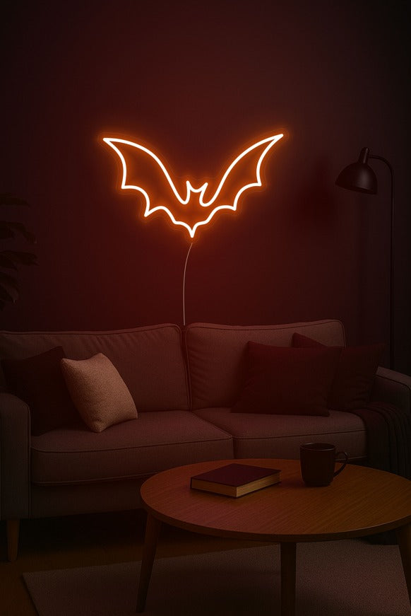 Mini Bat LED Neon Sign For Wall Decor