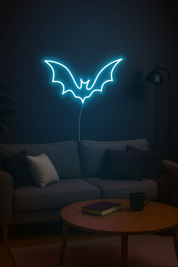 Mini Bat LED Neon Sign For Wall Decor