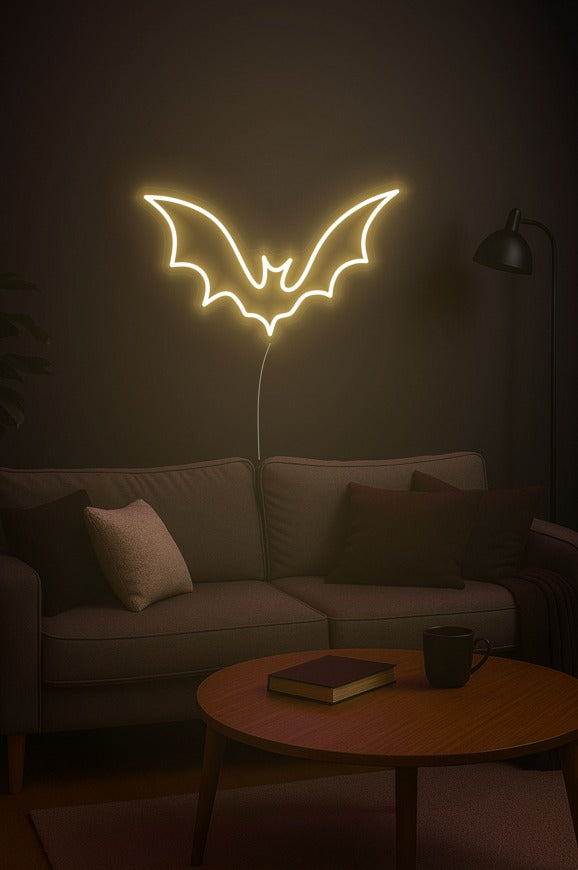 Mini Bat LED Neon Sign For Wall Decor