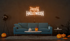 Halloween 3D Neon Signs Wall Decor for Spooky Parties