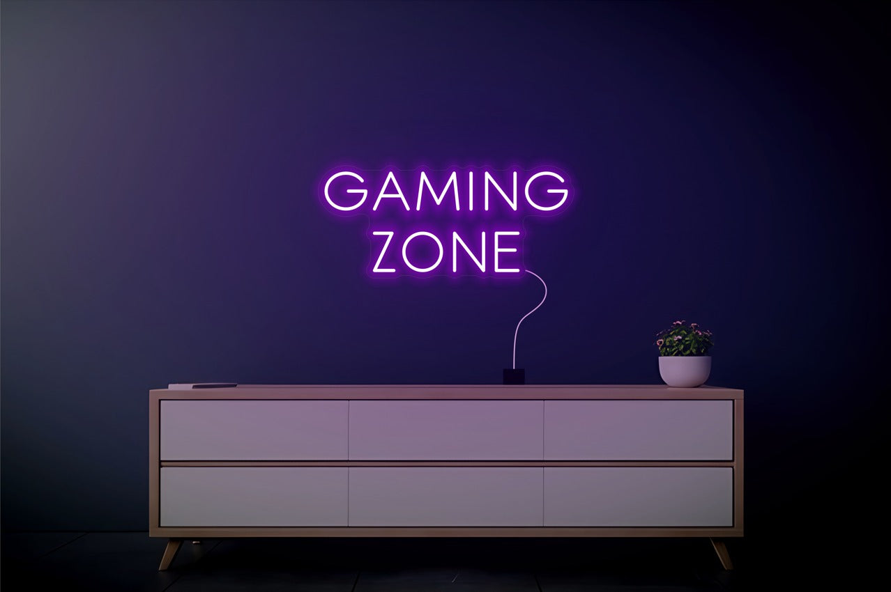 Gaming Zone Neon Sign
