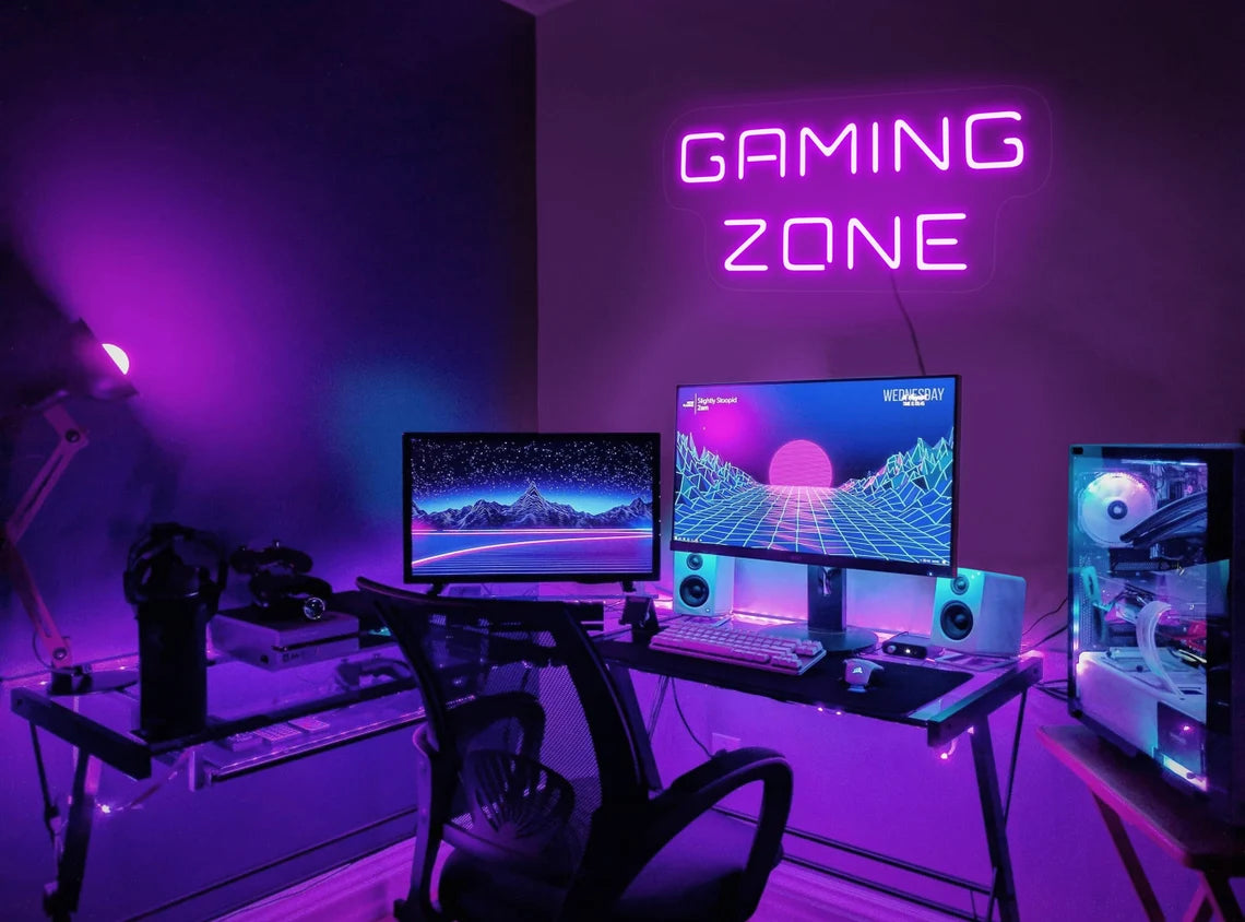 Custom Game Room Neon Signs