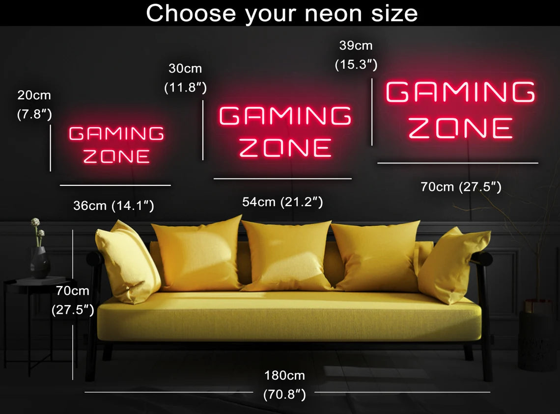 Custom Game Room Neon Signs