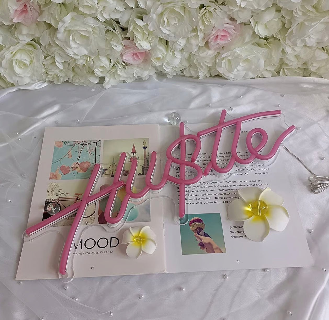 Hustle Neon Sign
