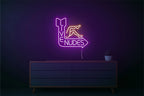Live Nudes Neon Sign, Strip Club Led Neon Dancing Club Neon Light