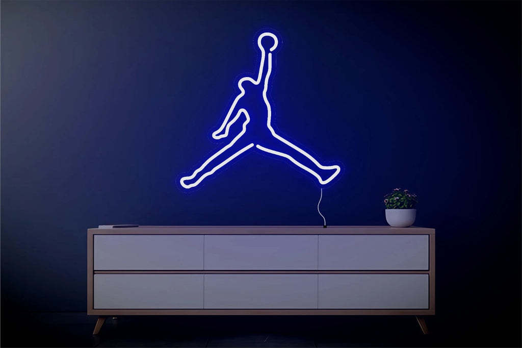 Custom Basketball Neon Sign – LED Sports Wall Light for Man Cave or Game Room