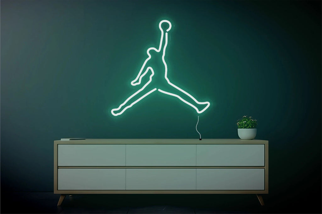 Custom Basketball Neon Sign – LED Sports Wall Light for Man Cave or Game Room