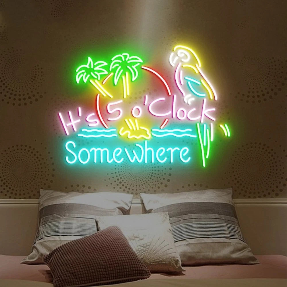 It's 5 O'Clock Somewhere' Neon Signs