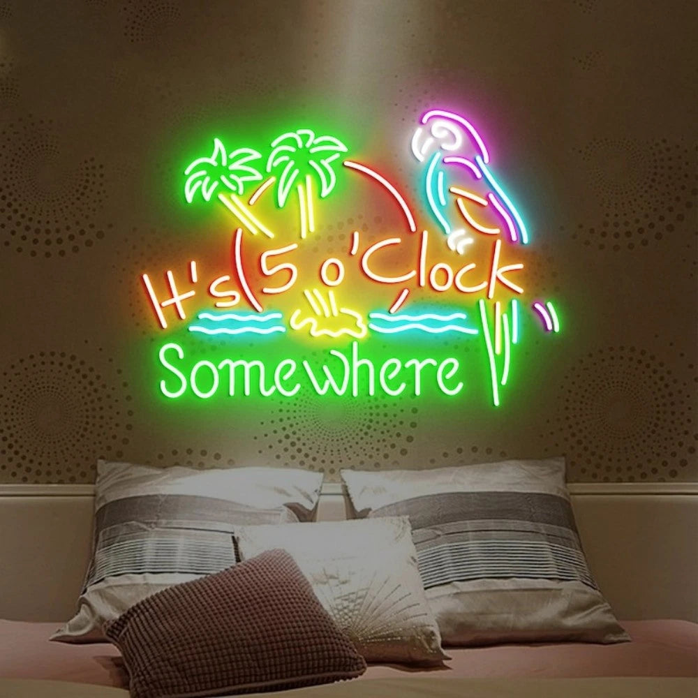 It's 5 O'Clock Somewhere' Neon Signs