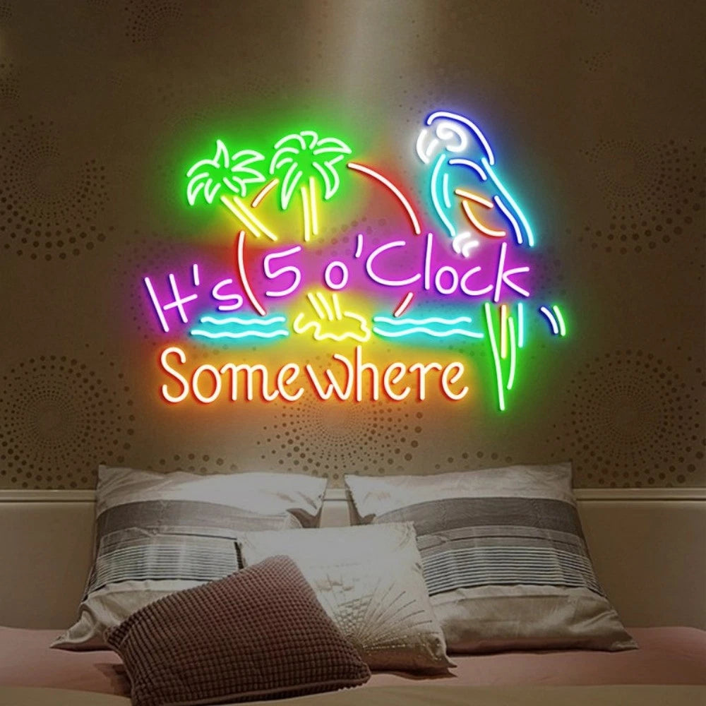 It's 5 O'Clock Somewhere' Neon Signs