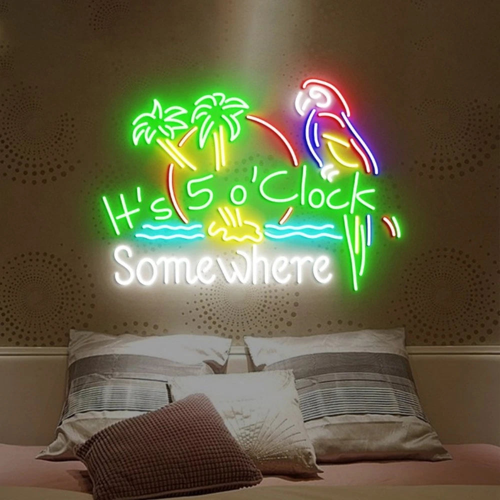 It's 5 O'Clock Somewhere' Neon Signs