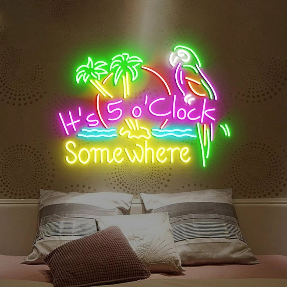 It's 5 O'Clock Somewhere' Neon Signs